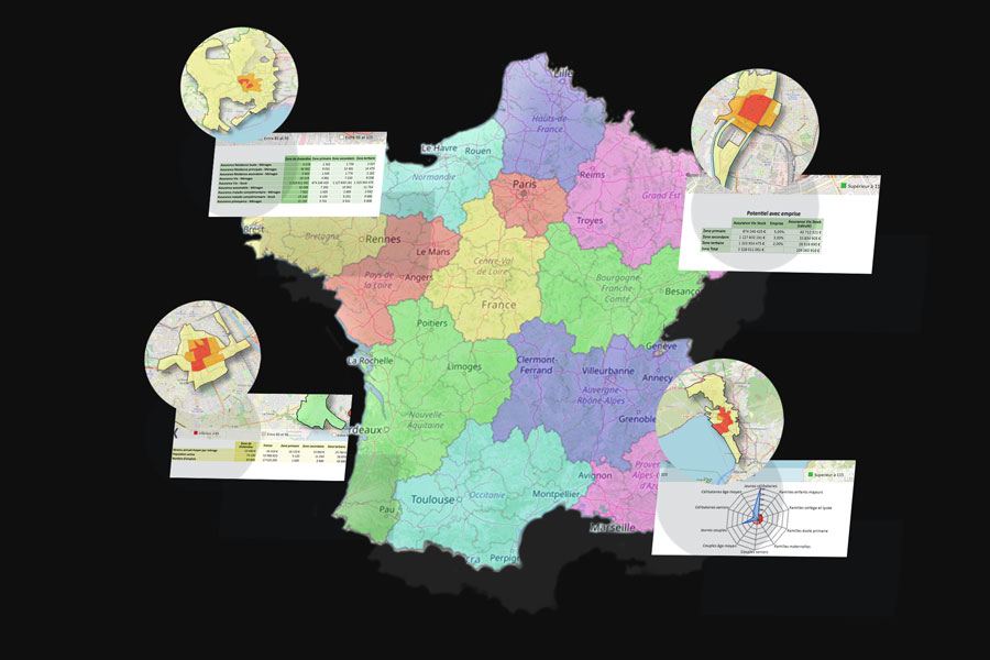 illustration dashboard analyzer online banque