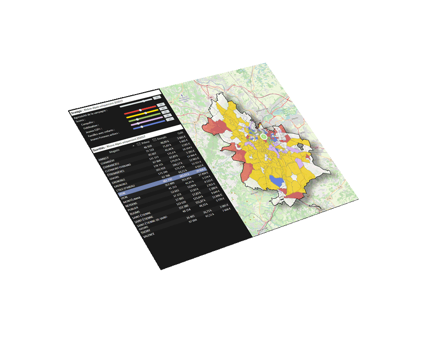 illustration dashboard asterop analyzer campaign