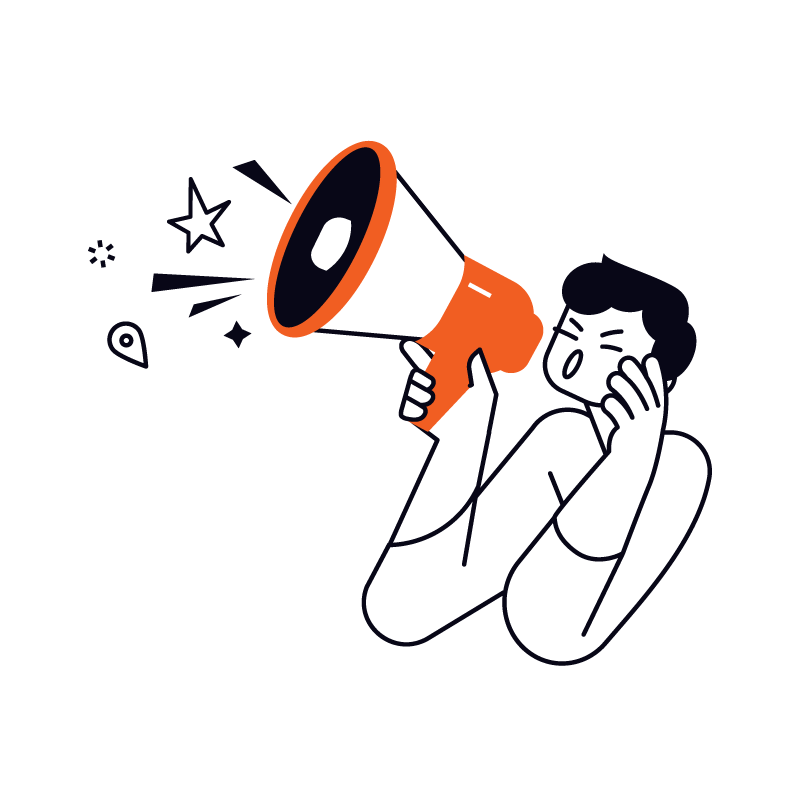 campagnes marketing et communication sticker